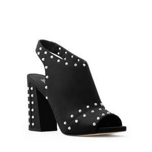 Michael‎ Kors Studded Slingback Block Heels Size 8 NWOB (Read)